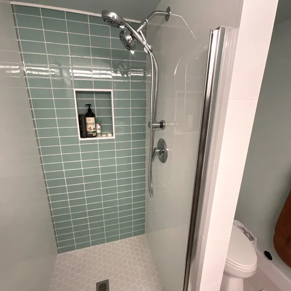 Renovated bathroom, No. 3 Rd, Richmond