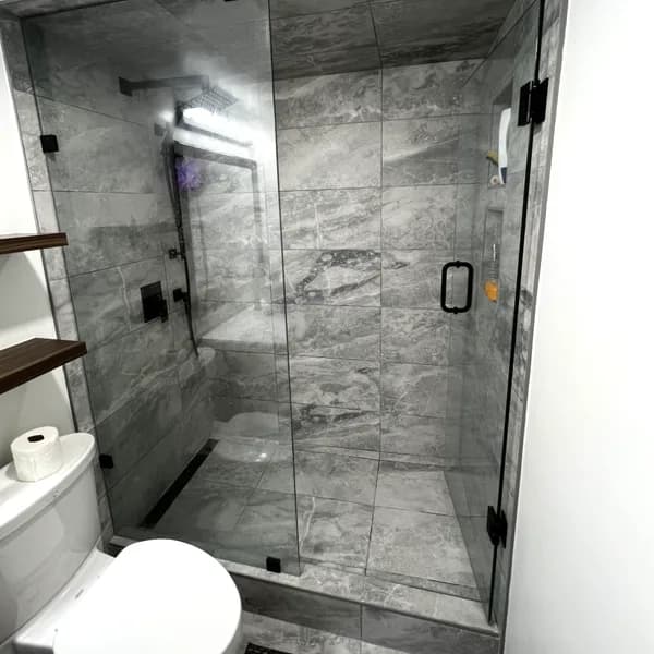 Renovated bathroom, West End, Vancouver